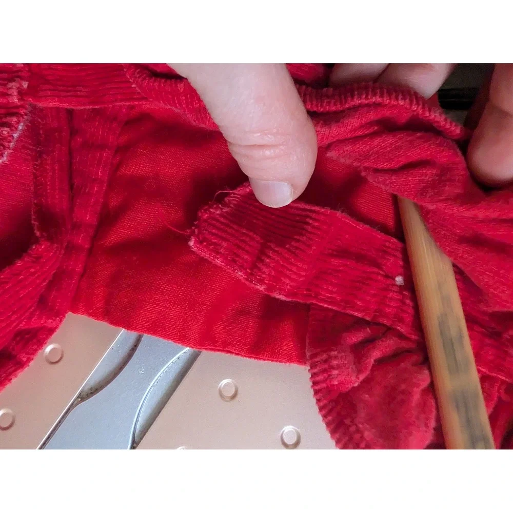 Vintage red corduroy